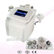 7 en 1 multipolar rf vacío cavitación LED BIO máquina de pulido ultrasónico